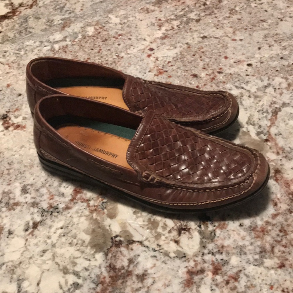 Brown leather shoes Johnston & Murphy
